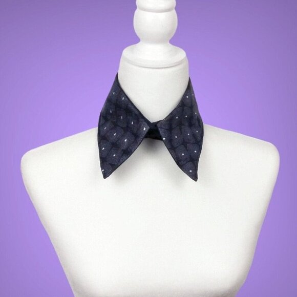 Black Detachable Collar Sustainably Made For Women And Men - Picture 1 of 6